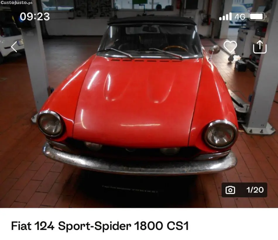 1980 — FIAT 124 SPIDER — 15,000 km