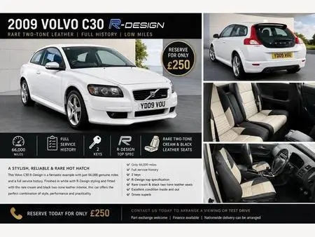 2009 — VOLVO C30 — 106,217 km